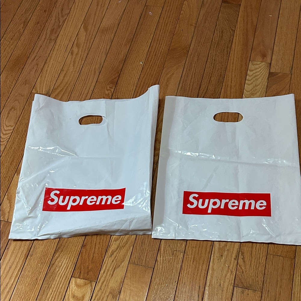 Supreme Red and White Party Bags